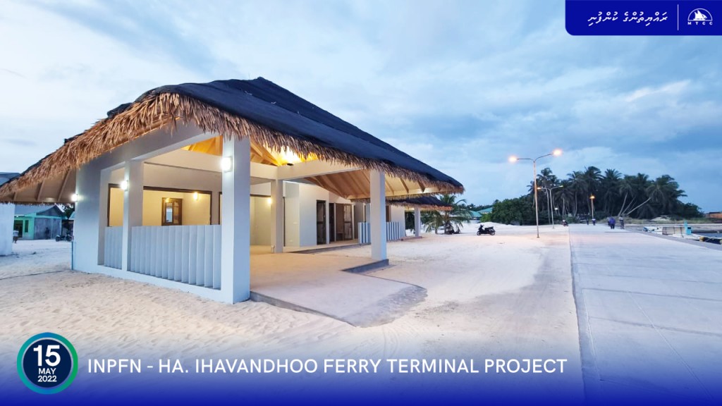 Ihavandhoo ferry terminal ge masahkaiy ninmaalaifi