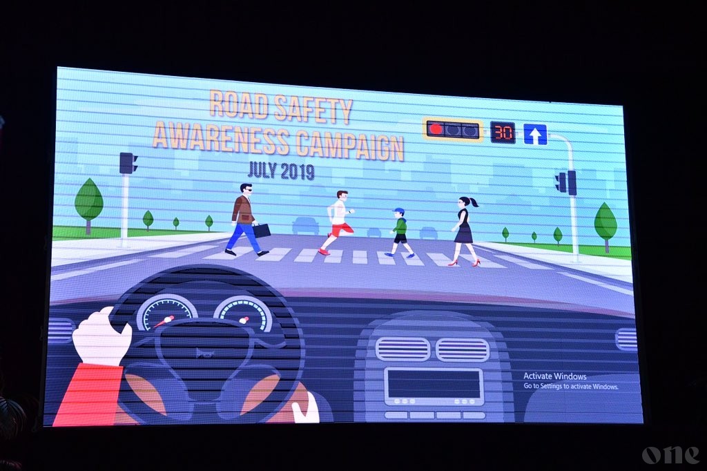 Road safety awareness campaign has begun at Hiriya School