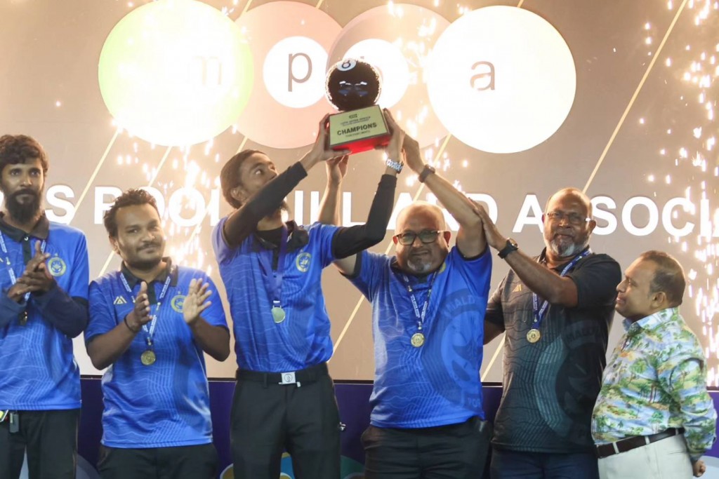 Inter office billiard mubaaraaiy: Champion kan hoadhee MPL aai Raees Office