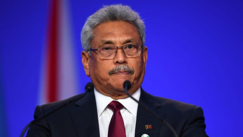 Lanka ge gaanoonu hadhaa majilis in Gotabaya ge isthiufaa balaigenfi