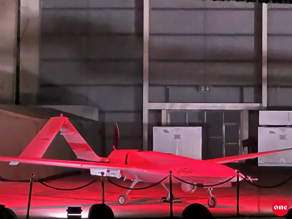 Askaree 3 drone beynun kohgen MNDF in Raajjeyge sarahahdhu balahattan fashaifi