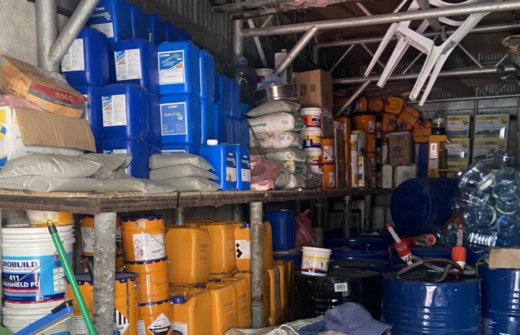 Nurahkaatheri chemical gudhan kuraa thanthan inspect kuranee