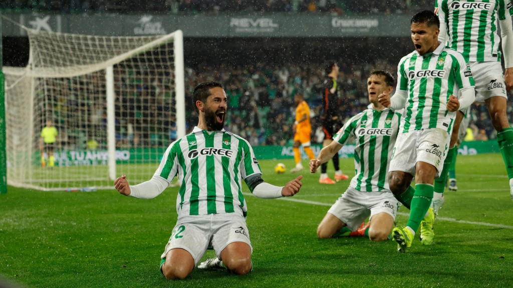 Isco jehi goal aaeku Betis in Real balikoffi