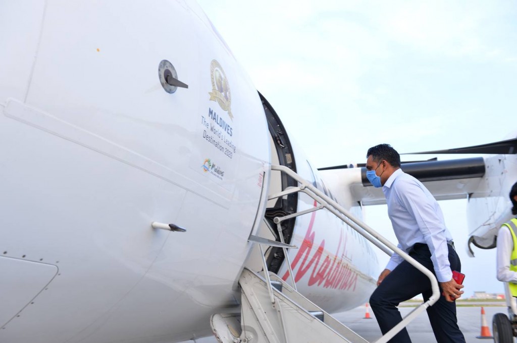 Vice President departs on two-day trip to Gaafu Alif Atoll