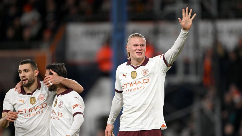 Haaland 5 goal jahaigen City quarter ah