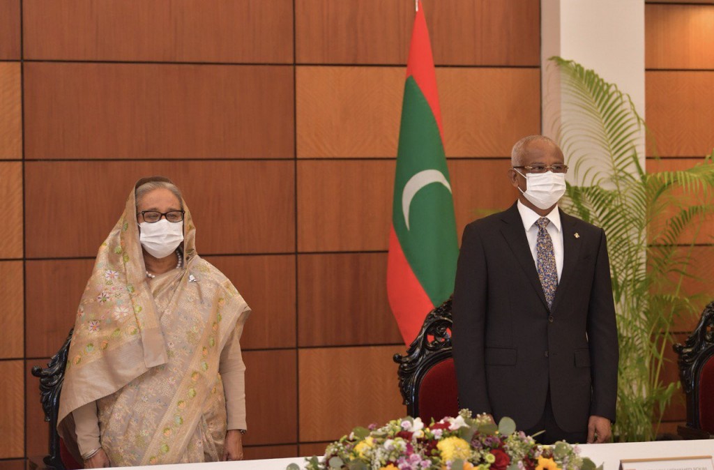 Dhivehin aai Bangladesh ge rayyithunnaa dhemedhu onnanee varugadha gulhumeh: Raees