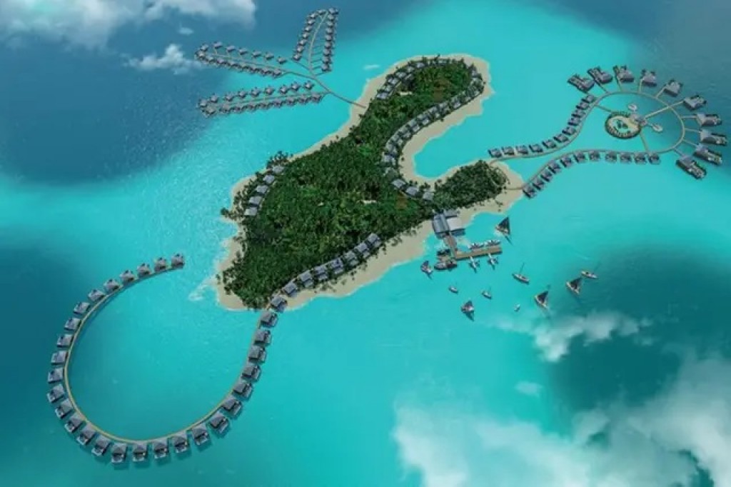 Dubai kunfunyakun L. Fonagaadhoo gai Luxury resort eh tharaggee kuranee