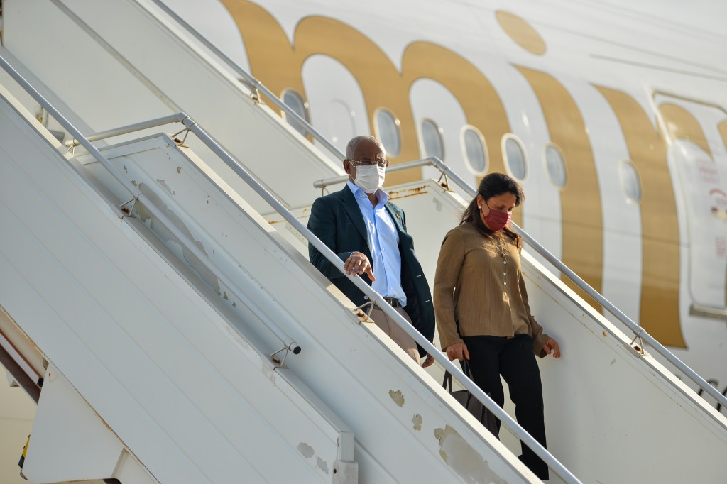 President arrives in the Maldives after concluding visit to New York