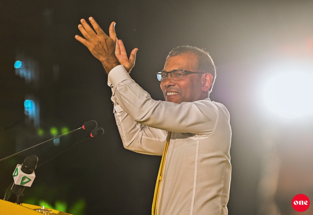 Riyaasee inthihaabugai vaadha kurumuge shauguverikan ebahuri: Nasheed