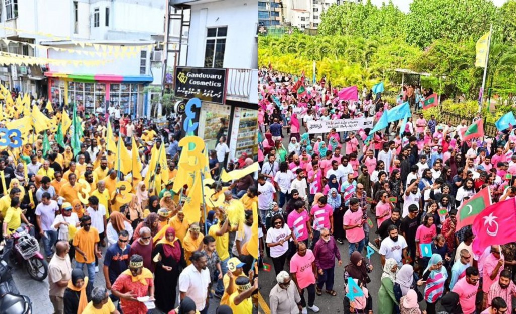 2 candidates ves campaign ninmaalaifi, vote lun fesheynee maadhamaa hedhunu 8 jahaairu