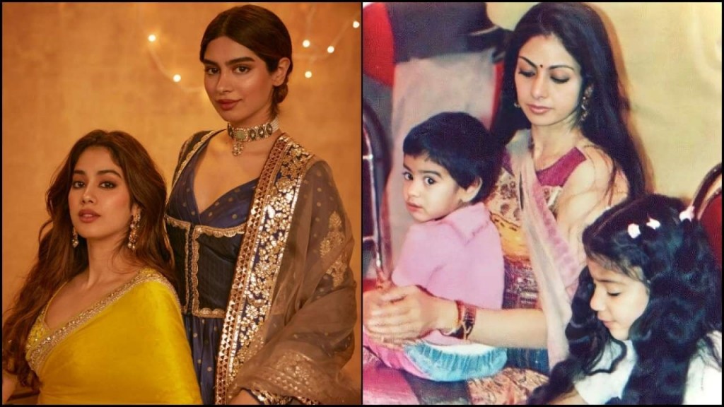 Mammainge dhuvahu Jahnvi adhi Khushi Kapoor manma Sri Devi ge handhaanthakaa eku