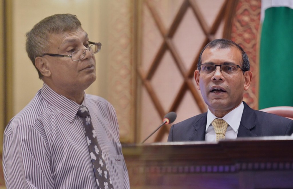 Shareef majilis raees ah: Vazeerun majilis ah haazirukohgen reyrukoh heyruvun aammu vejje!