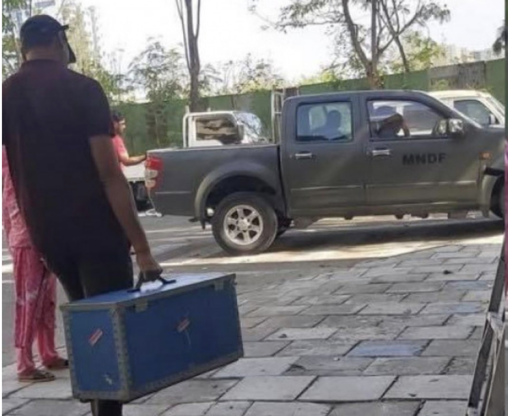 India sifain ufuli foshithakugai huree maraamaathah beynunvaa saamaanu: MNDF
