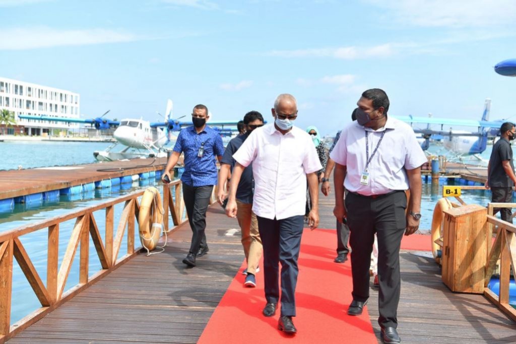 Raees Solih Lh. Atoll ah kurevvi dhathurufulhu ninmavailevvumah fahu Male’ vadaigenfi