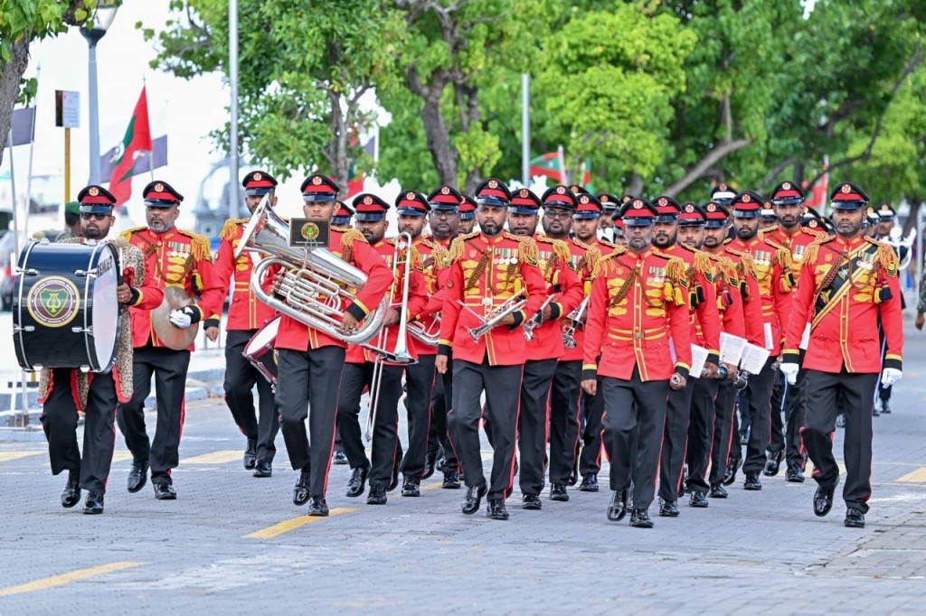 Nasruge dhuvahuge  munaasabagai MNDF in kuriyah gendhiya harakaaiy