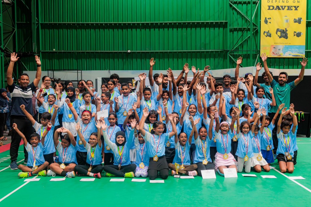 Kaamiyaabu ahareh ninmaalan Ajufan badminton academy in junior challenge ah thayyaaruvejje