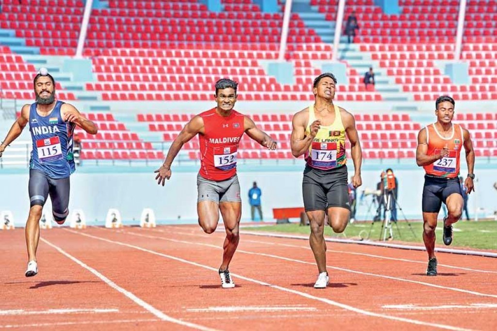 Saaidh aa vaadhakoh ran medal hoadhi Himasha, manaa beyhakah positive ve 4 aharah suspend koffi