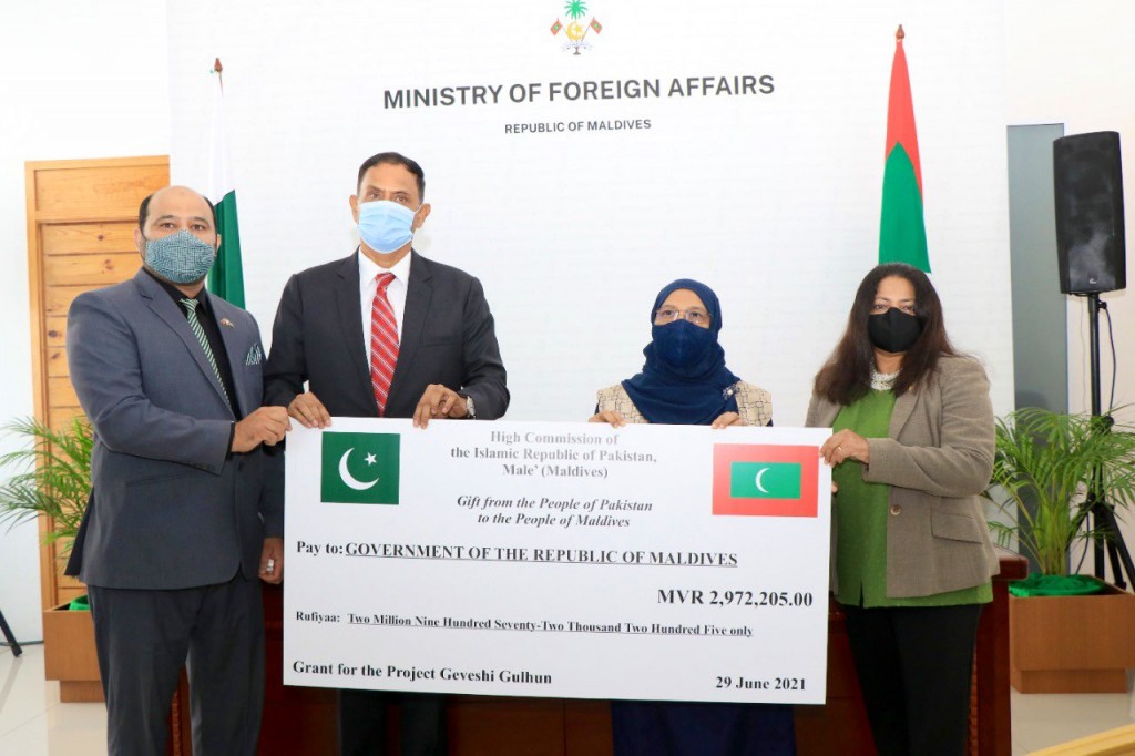 Geveshi gulhun campaign ah Pakistan in 2.9 million Rufiya ge ehee