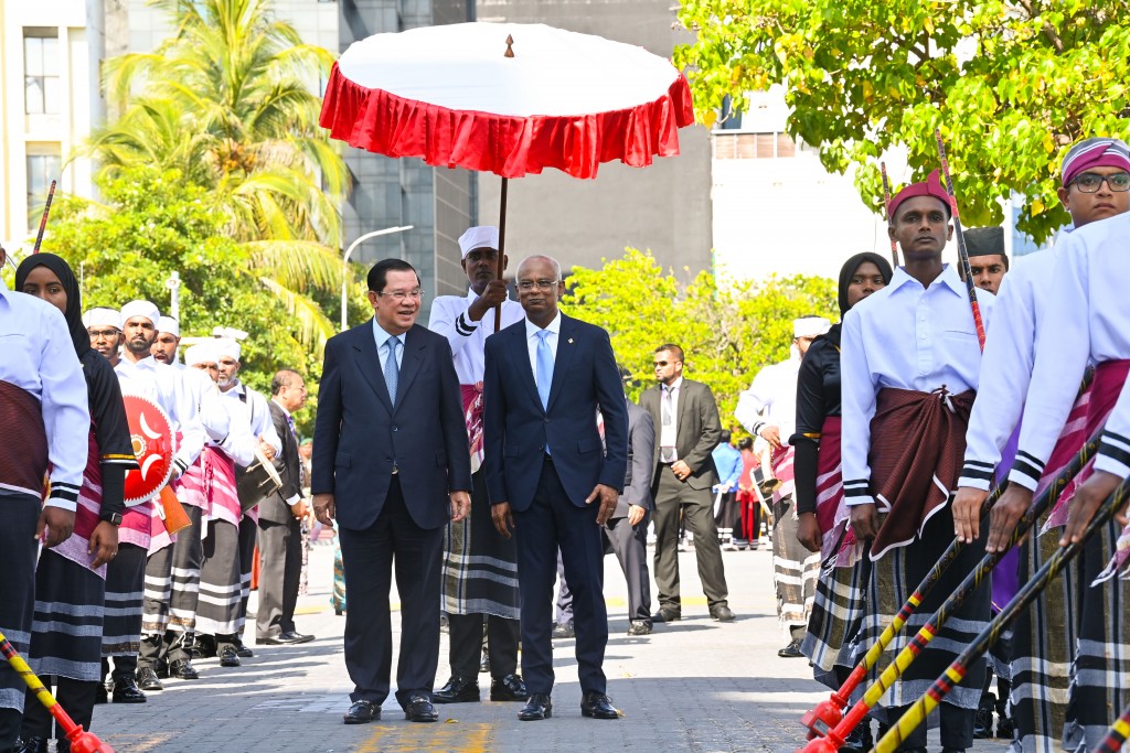 Photo: Raees Solih, Cambodia ge boduvazeerah maruhabaa dhennevun