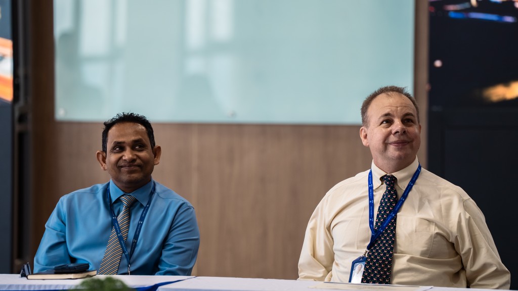Villa College inn fullbright scholar Dr. Charles ah haassa maruhabaa eh