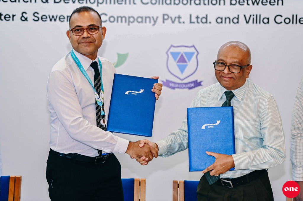 MWSC aai Villa College gulhigen eki dhaairaa thakun dhiraasaa kuran ebbas vejje