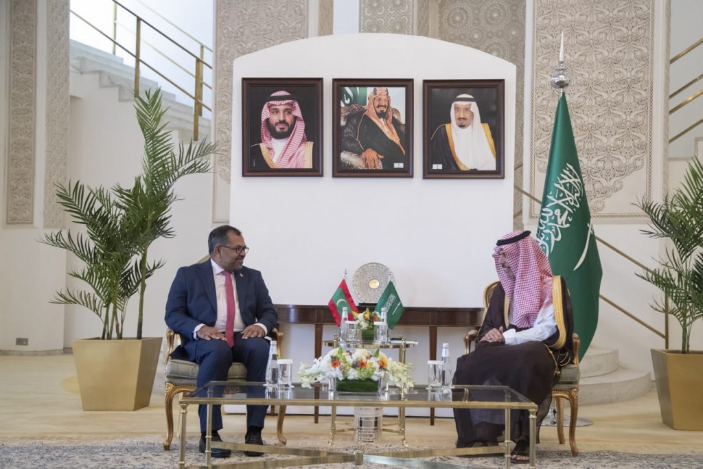 Zameer, Saudi ge Foreign Minister aa bahdhalukurahvaifi