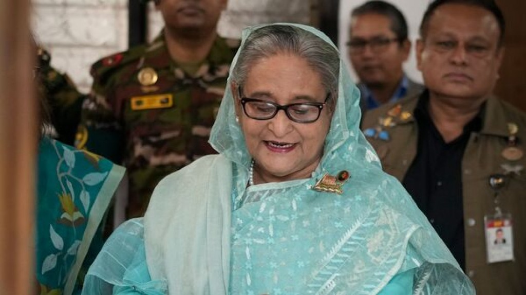 Sheikh Hasina wins re-election for fifth time