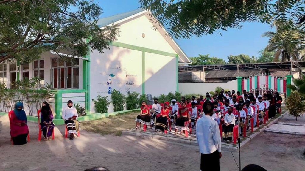 Hirimaradhoo aa Principal aadheetha dhuvahu erashah dhaane, beleniveringe ihuthijaaju nimumakah
