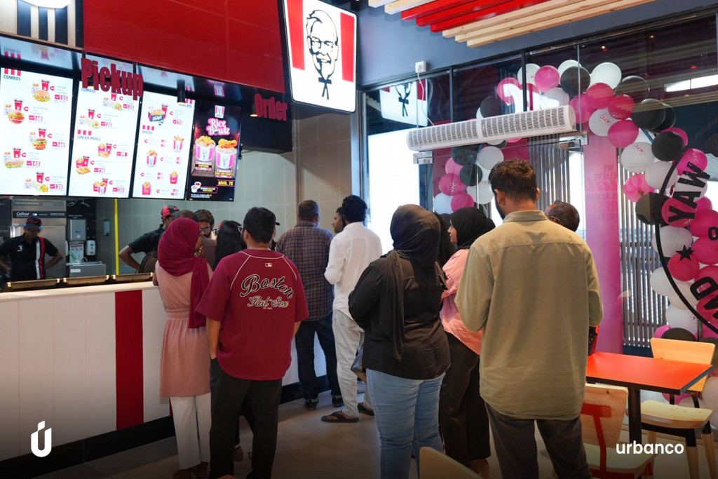 Hulhumale gai KFC outlet eh hulhuvaifi