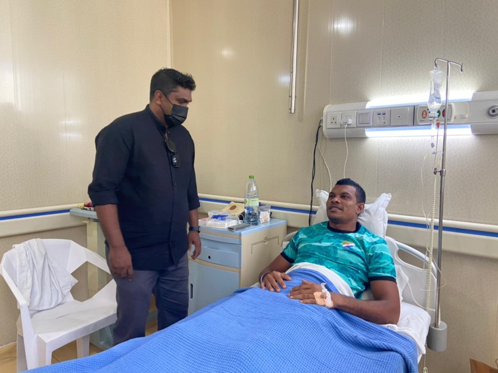 Beach volley thari Shiuneez kakuluge operation eh koffi