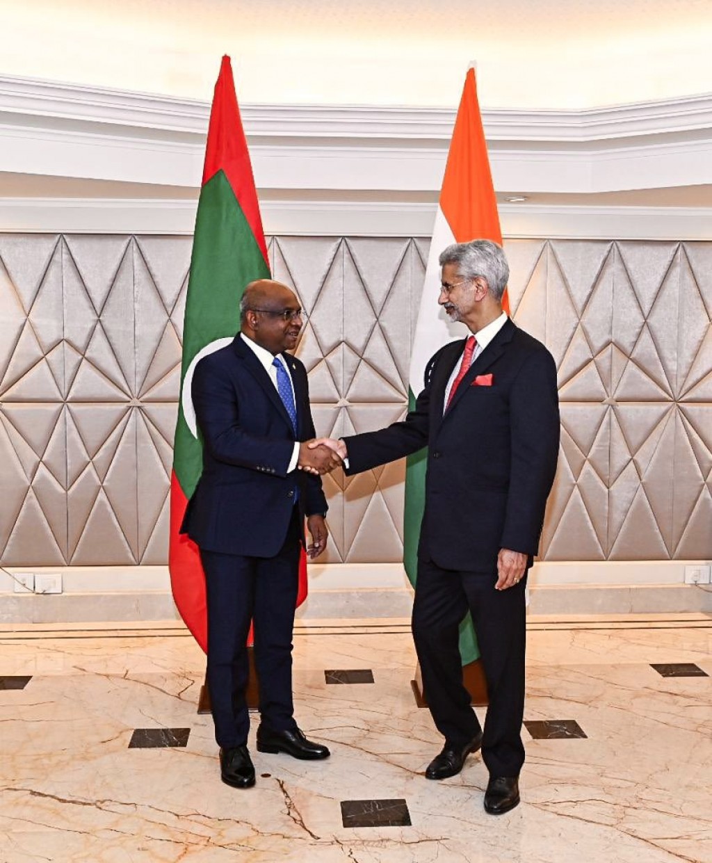 Shahid India ge foreign minister aa bahdhalu kurahvaifi