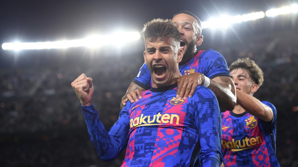 Pique ge goal aaeku Barca ah unmeedheh