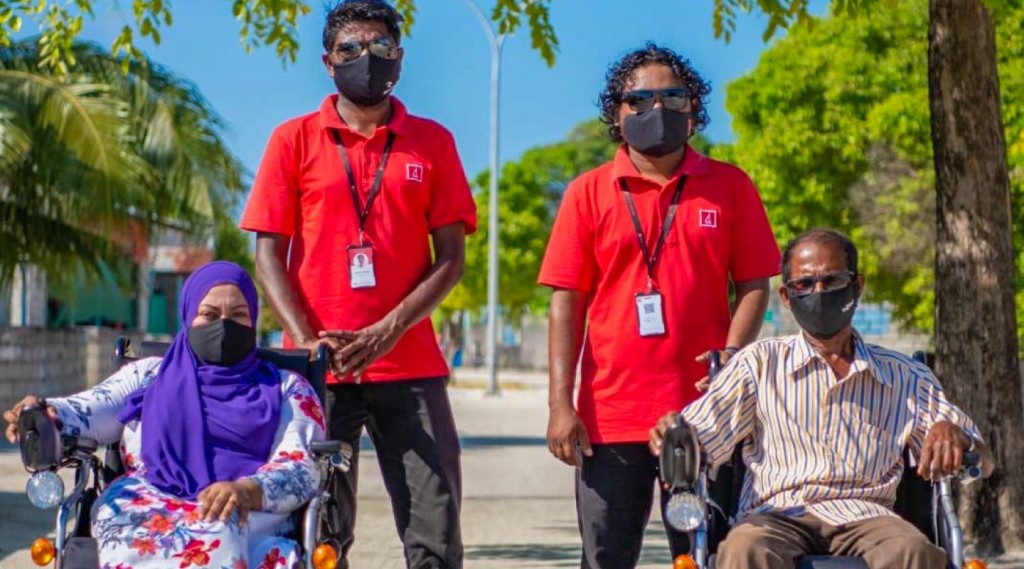 BML inn ithuru 65 meehakah motorized wheelchair hadhiyaa koffi