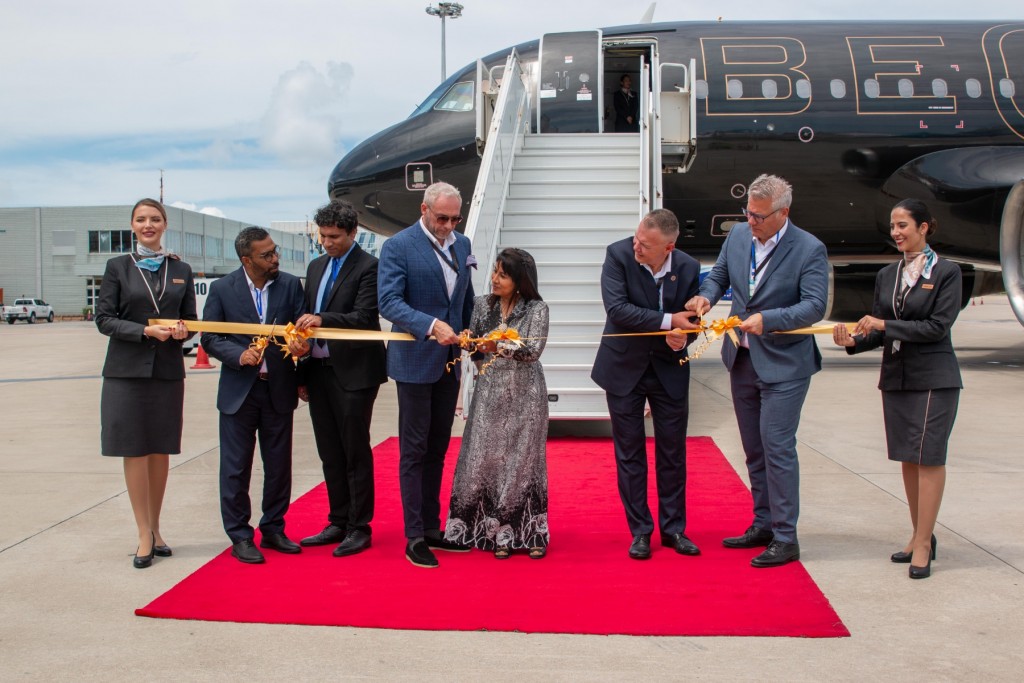 Dhuniyey ge furathama premium luxury airline 'Beond' launch koffi, dhathuru thah fashaanee November gai