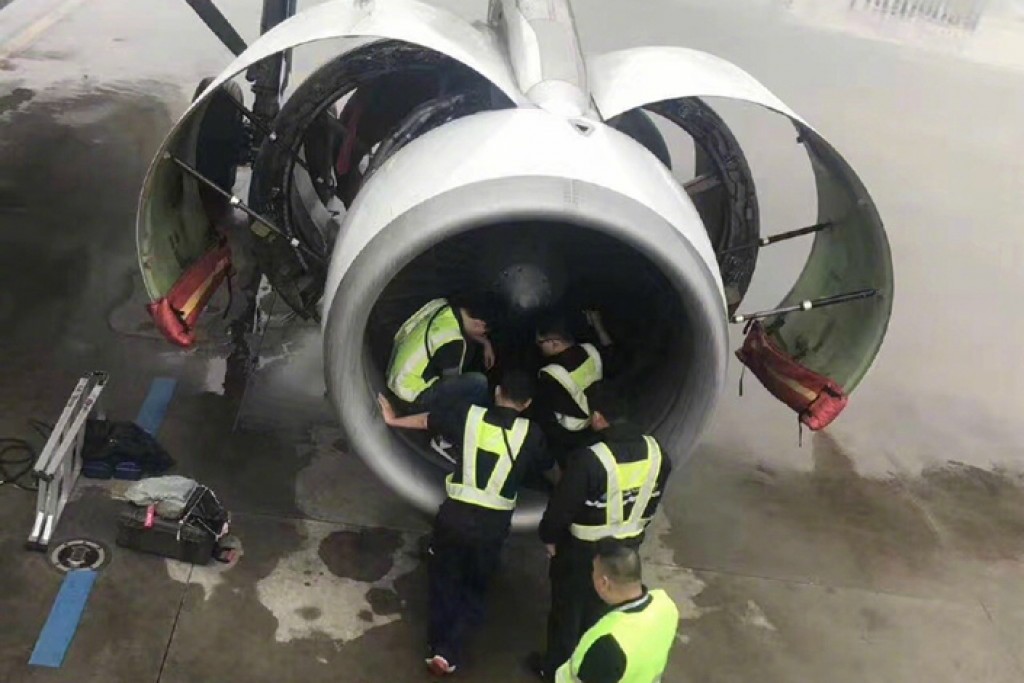 Flight ge engine ah vakilaari ukaalumun bodu delay eh vehjje