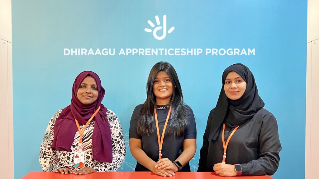 Dhiraagu ge apprenticeship program gai baiverivaan hulhuvaalaifi