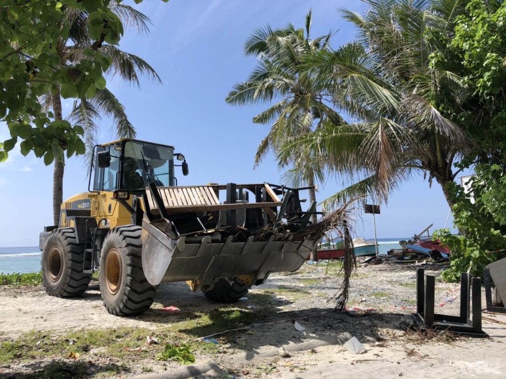 HDC finally clears up Hulhumale’ Beach