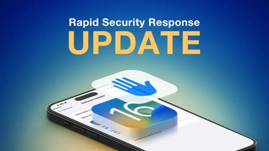 Apple iphone thakah dhimaavaa security mahssalathah hallukuran aa rapid security response system eh