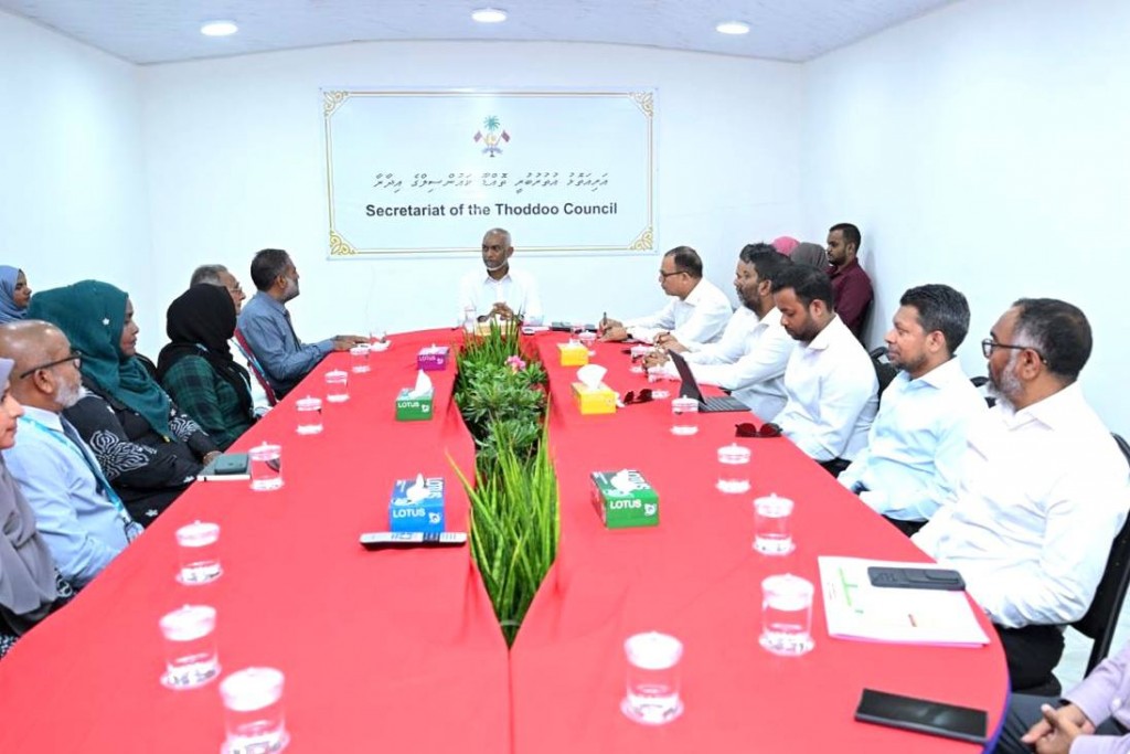 President pledges lasting solutions for Gaafaru issues