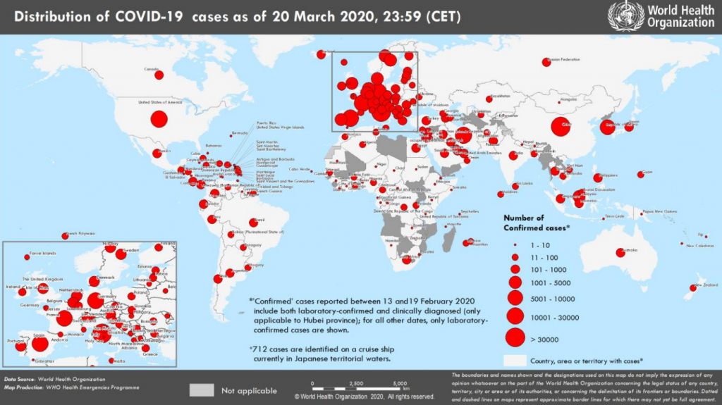 Coronavirus cases top 300,000 worldwide as US becomes one of worst hit countries