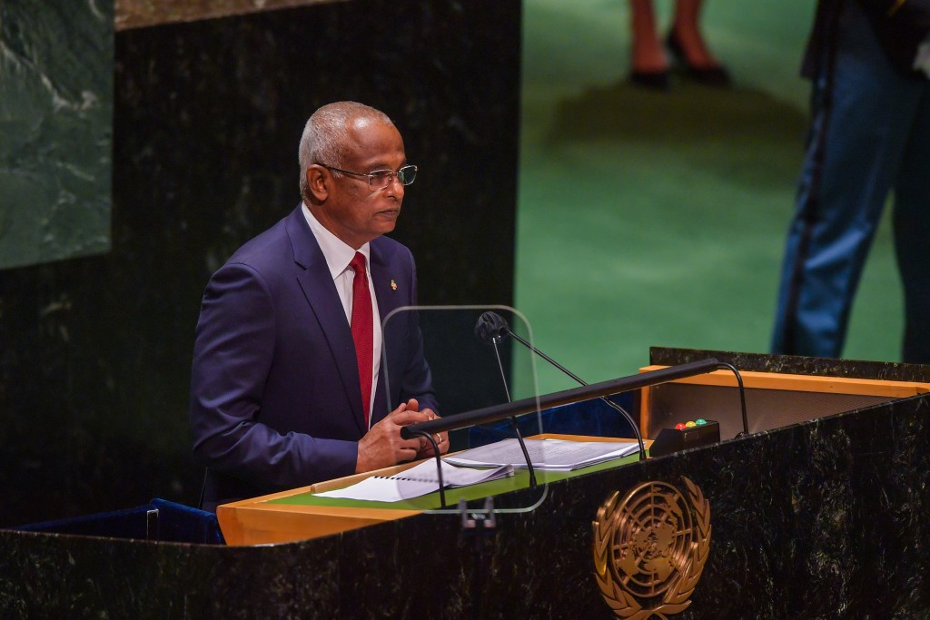 Raees Solih America ah kurehvi dhathurufulhuge raseedhu haama kuraakah nujehey: AG