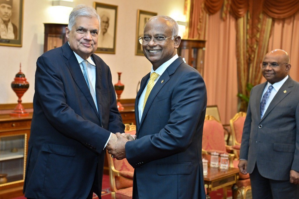 Sri lanka ge igthisoadhu kurieruvumah Raajjein dhin ehee ah Ranil shukuru adhaa kurahvaifi