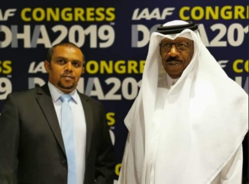 Athletics Association ge General Secretary kamah Munthagim hamajassaifi