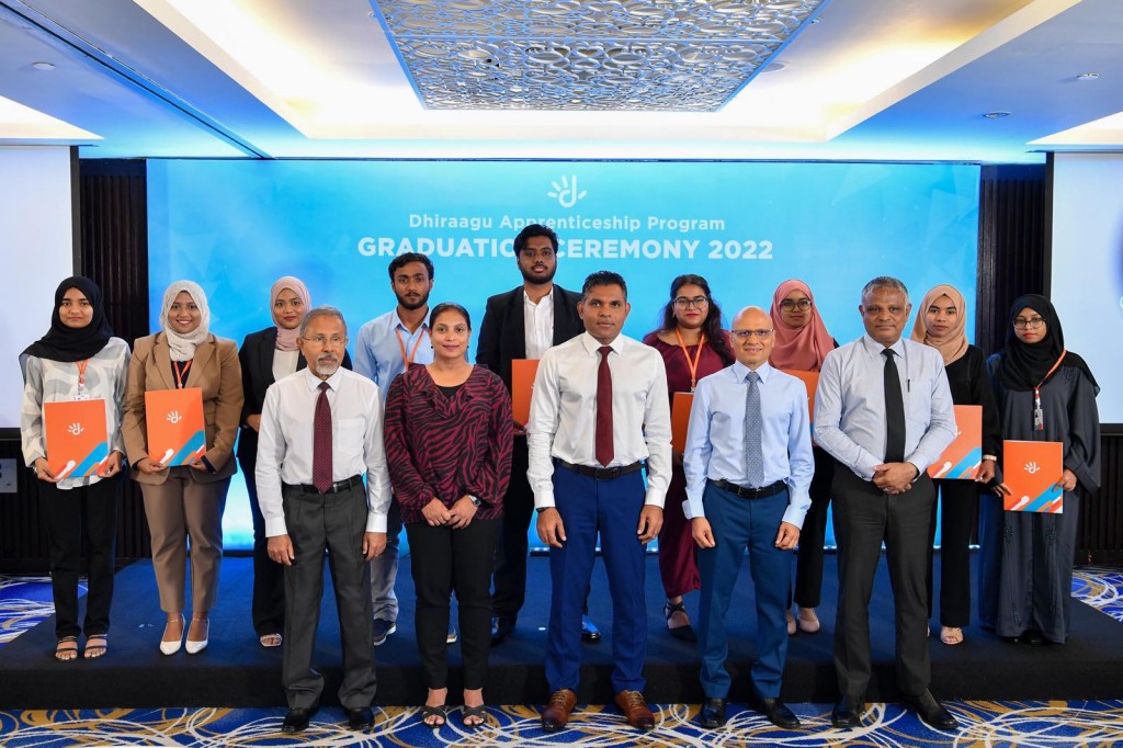 Dhiraagu apprenticeship program: 15 zuvaanaku thamreenu kohfi