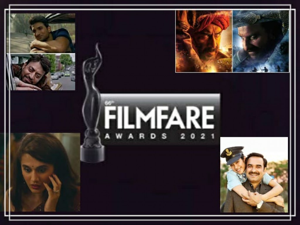 66 vana Filmfare Award 2021 :Thaapsee Pannu ah bodu kaamiyaabeh