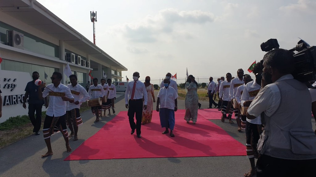 Raees Solih Lhaviyani atoll ah vadaigenfi