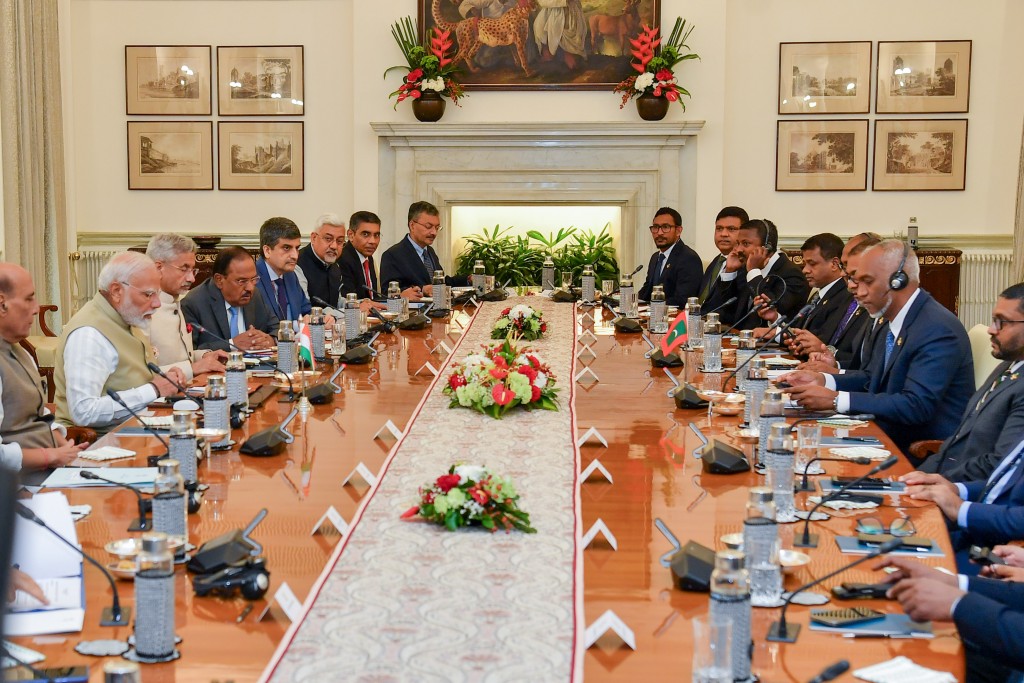 Photo: Raajje aai India aa dhemedhugai rasmee vaakahathah beyvvun