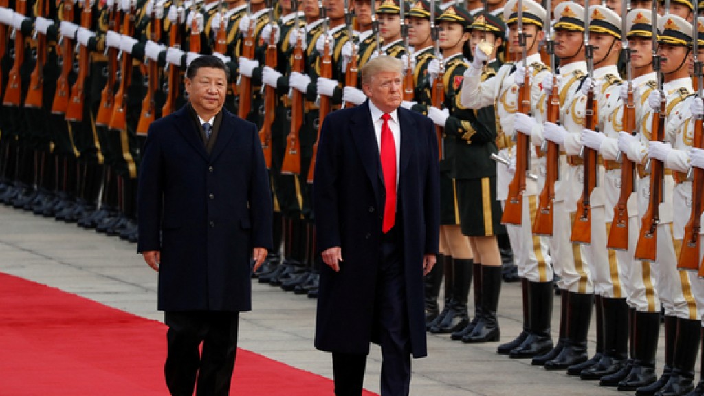America aa dhekolhah komme kahala hanguraama akah ves mithibee thayyaarah: China