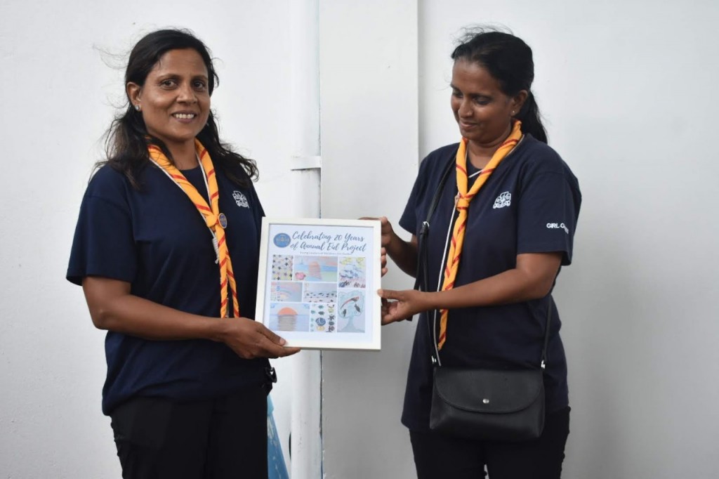 Girl guide ge annual Eid project gai Madam Fazna baiverive vadaigenfi