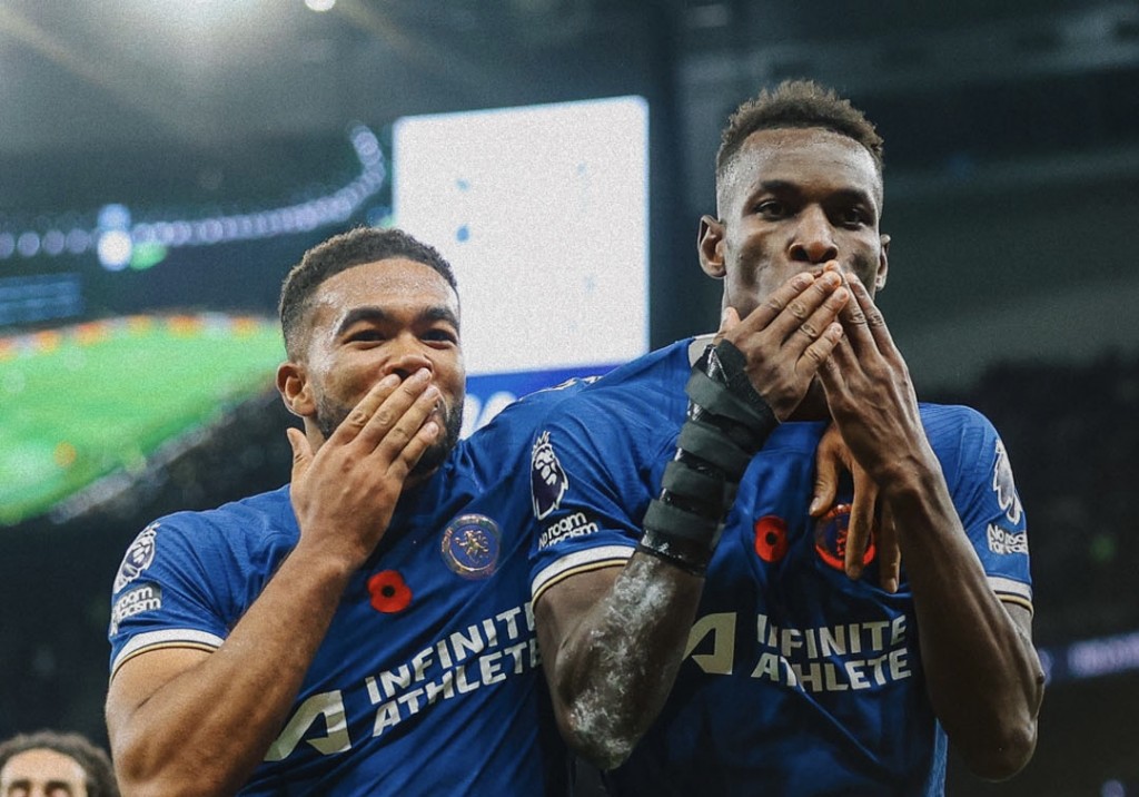 Drama bodu match eh, Jackson ge hattrick in Chelsea in Tottenham balikoffi